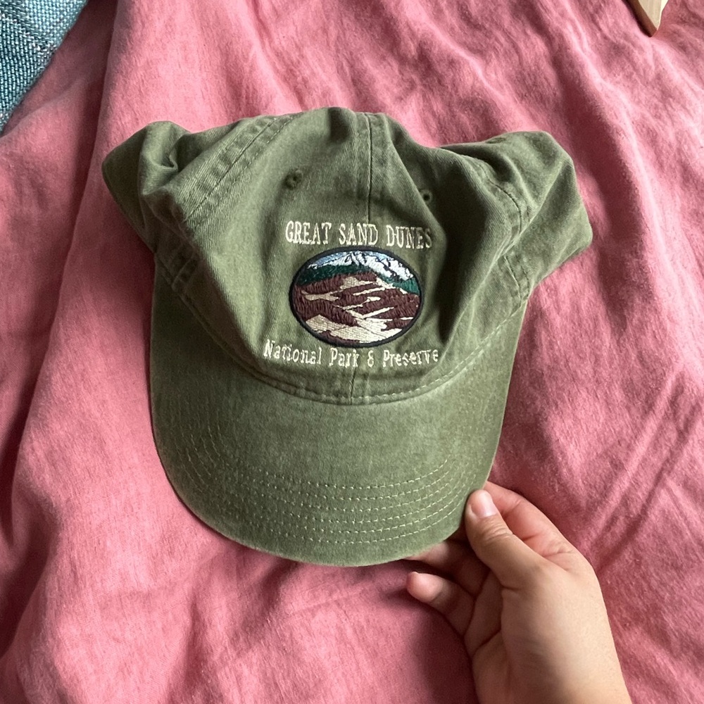 Great Sand Dunes Olive Green Cap